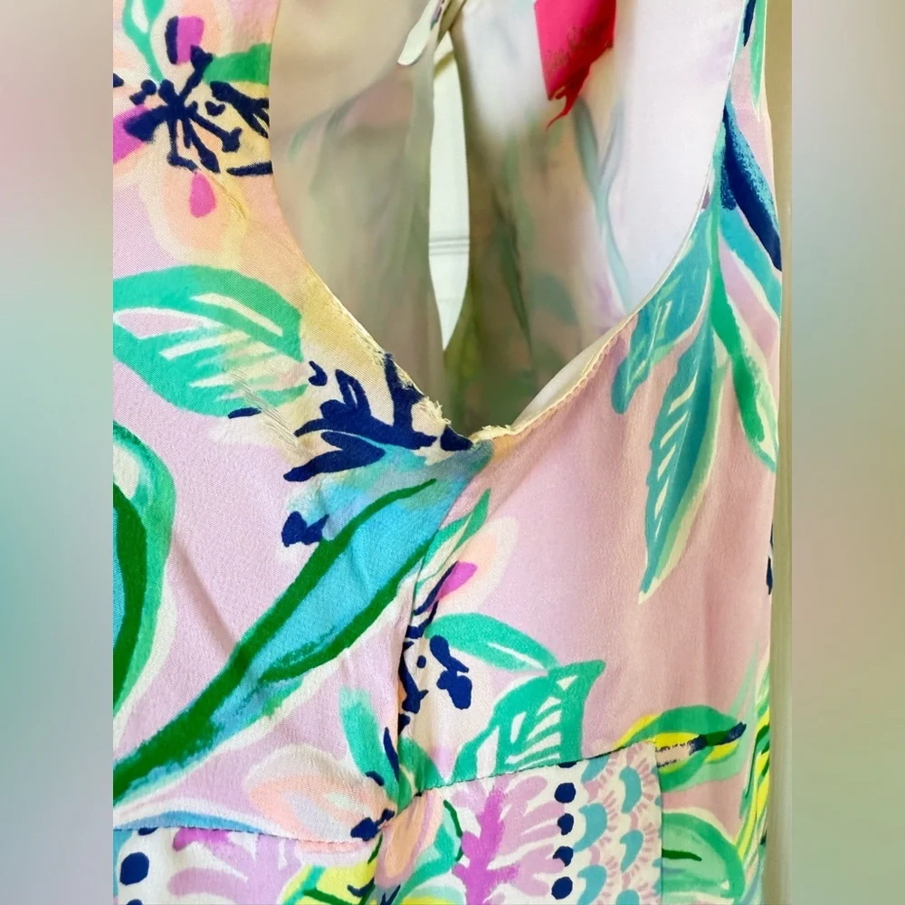 Lilly Pulitzer Jackie Silk Shift Mermaid in the Shade - Picture 3 of 4